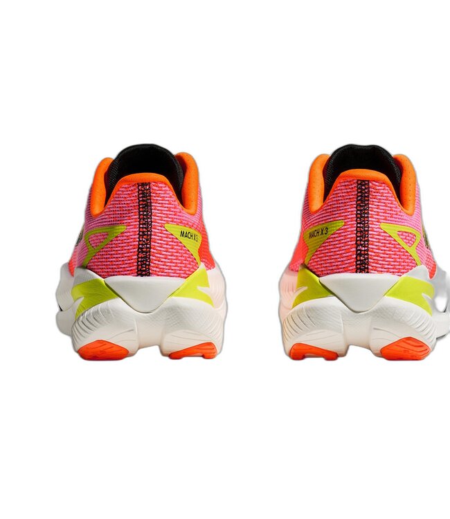Hoka W MACH X 3 WHITE / NEON LIME 08.5B