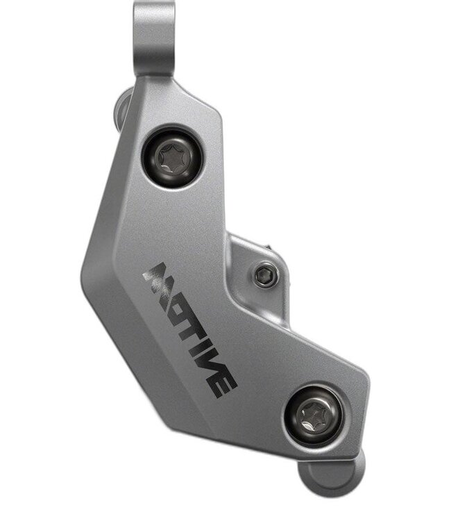 SRAM SRAM Motive Ultimate Disc Brake and Lever - Rear or Front, 2000mm Hose, Post Mount, 4-Piston, Alum Lever Body, Carbon Blade, Blk/Sil, A1