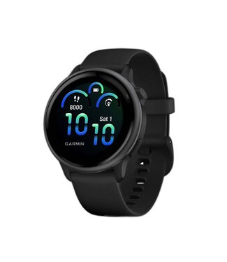 GARMIN Garmin, vivoactive 6, Watch, Watch Color: Slate, Wristband: Black - Silicone