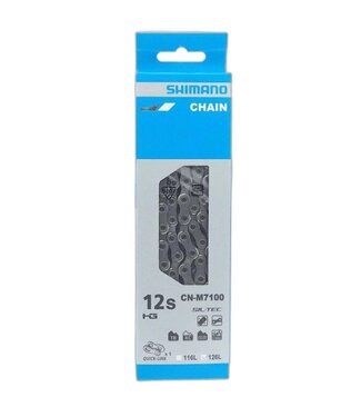 SHIMANO Shimano BICYCLE CHAIN, CN-M7100, SLX, 126 LINKS FOR 12 SPEED, W/QUICK-LINK