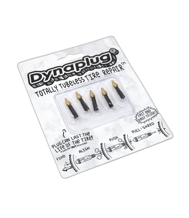 Dynaplug Tubeless Bicycle Tires Repair Plugs (3-Pack, Soft  Nose Tip)