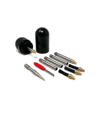Dynaplug  PILL - Black Anodized, Micro Pro Tubeless Bicycle Tire Repair Kit