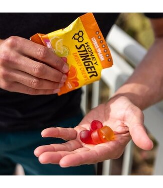 HONEY STINGER Honey Stinger Organic Energy Chews - Citrus Splash, Box of 12 single