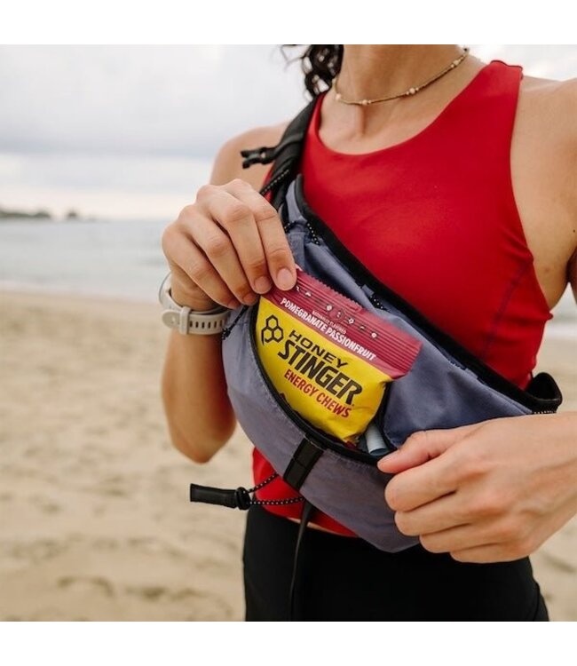 HONEY STINGER Honey Stinger Organic Energy Chews - Pomegranate, Passion Fruit, Box of 12 single