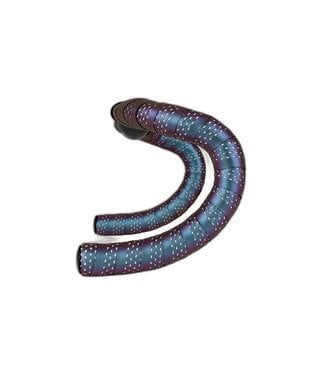 Hi Line Lux Bar Tape Nova Black  with Blue Underlay