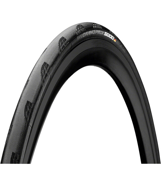 Continental Grand Prix 5000 Tire - 700 x 28, Clincher, Folding, Black/Transparent, BlackChili, Vectran Breaker, LazerGrip, ACT