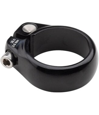 Salsa Lip-Lock Seatpost Clamp - 35.0mm, Bolt-On, Black