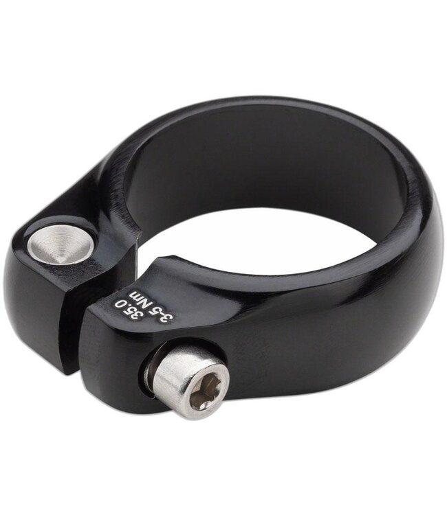 Salsa Lip-Lock Seatpost Clamp - 35.0mm, Bolt-On, Black