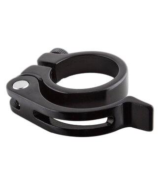 SEATPOST CLAMP SUNLT 34.9 SAFETY LOC BK