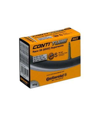 CONTINENTAL RACE TUBE - PRESTA 42MM VALVE: BLACK 700X20-25C