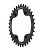 Wolf Tooth 96 BCD Chainring - 34t, 96 Asymmetric BCD, 4-Bolt, Drop-Stop A, For Shimano XTR M9000 and M9020 Cranks, Black