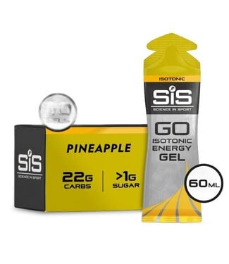 SIS Go Isotonic Energy Gel 60ml 30 Pack Pineapple single