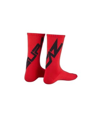 SUPACAZ Supacaz, SupaSox Twisted, Socks, Black/Red, M, Pair