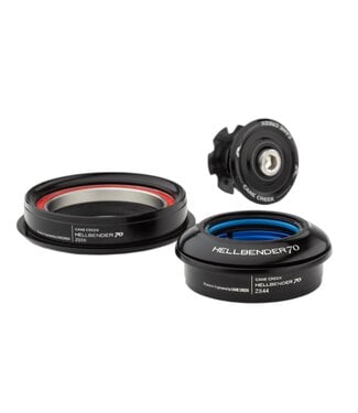 Cane Creek Hellbender 70 Lite Headset - ZS44/28.6/H8 ZS56/40, Tapered, Black