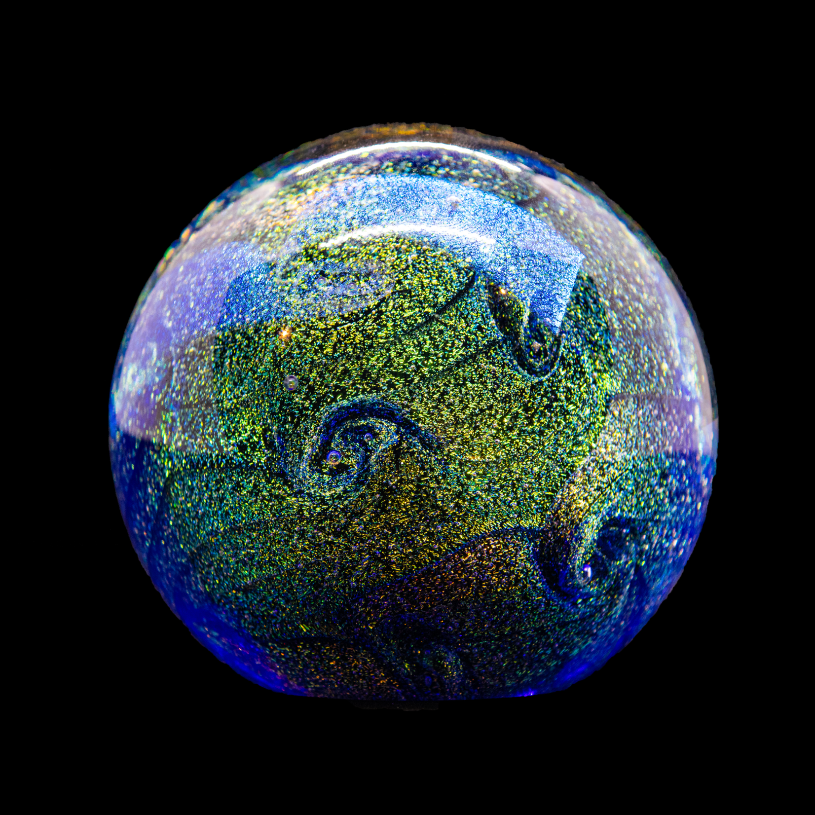 solar system sphere paperweight