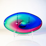 Krystyna Glass: Tri-Color Plates