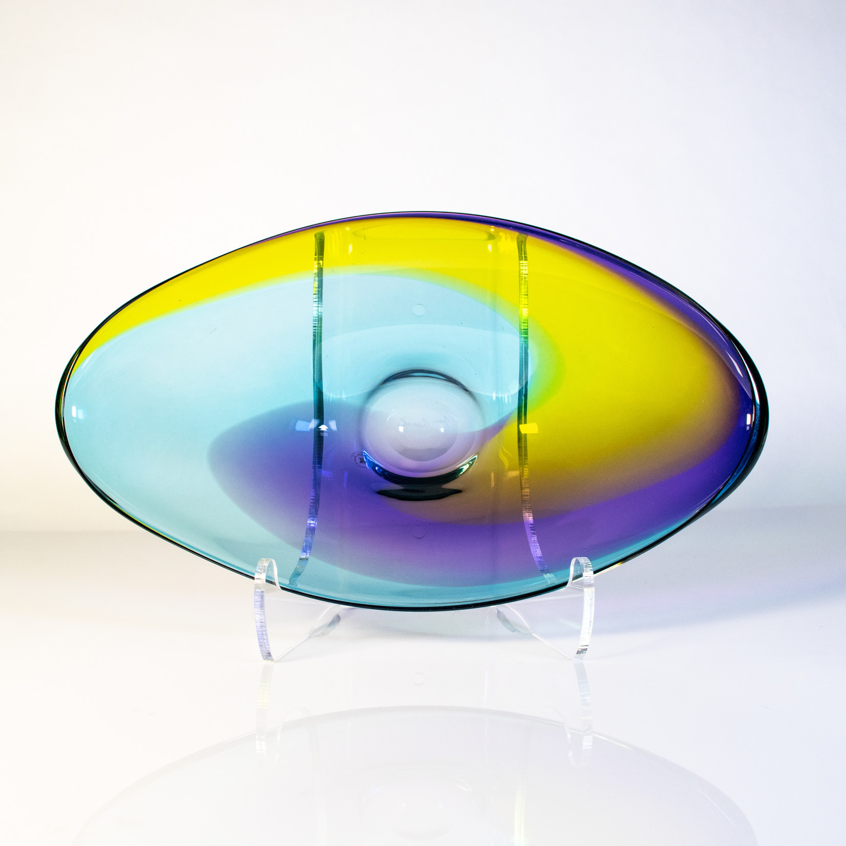 Krystyna Glass: Tri-Color Plates
