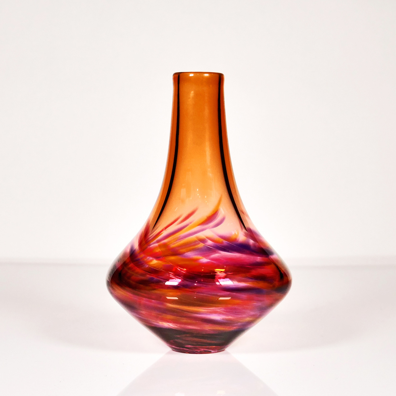 Little River Hot Glass: Vortex Vase Series