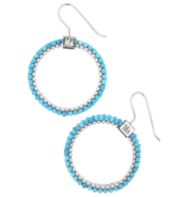 Mignon Faget Mignon Faget Halo Hoop Earrings Sleeping Beauty Turquoise