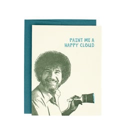 Hat + Wig + Glove Paint Me a Happy Cloud Supreme Letterpress Card