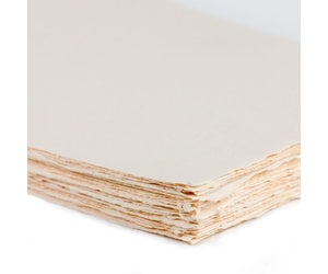 Blush Handmade Paper Sheet - oblation papers & press