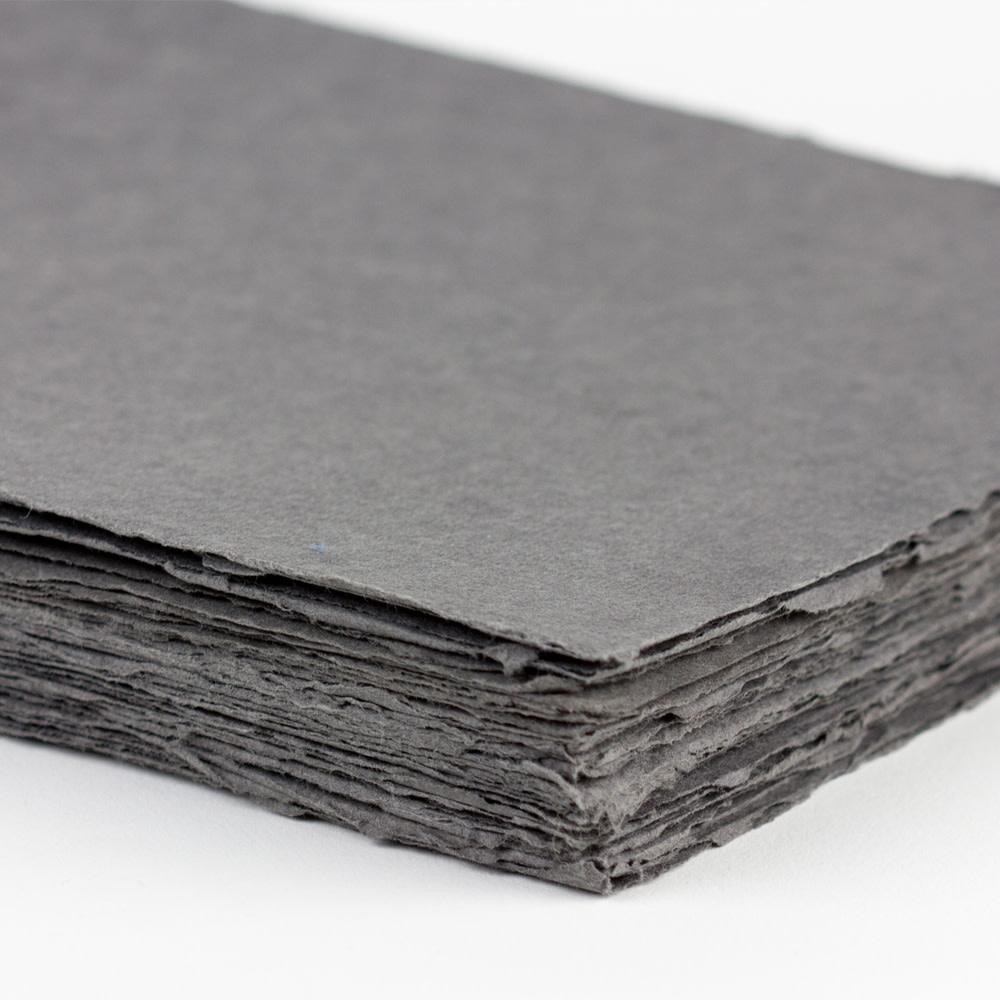 Charcoal Handmade Paper Sheet