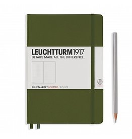 Leuchtturm Leuchtturm A5 Army Hardcover Notebook Dotted