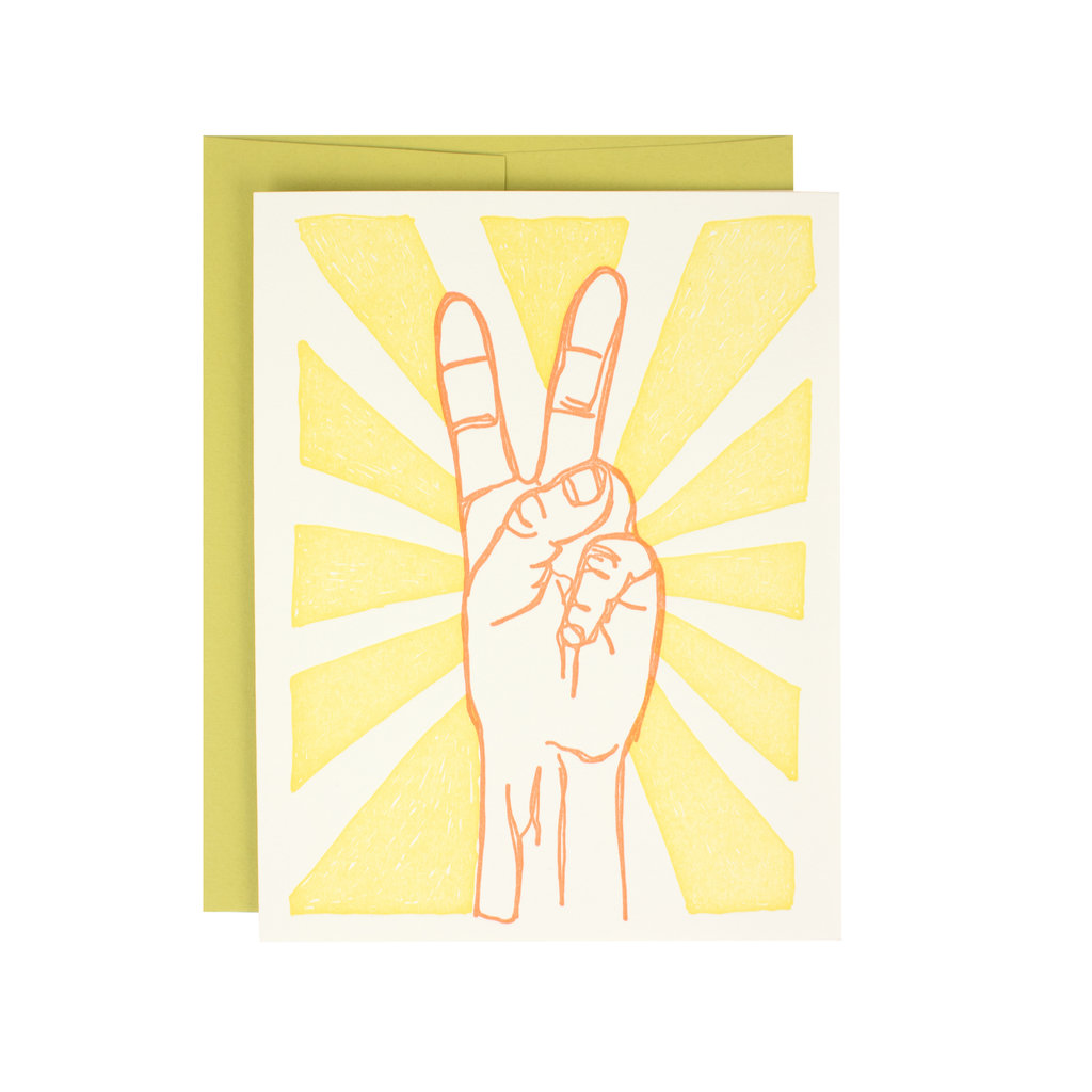 Peace Sign Supreme Card