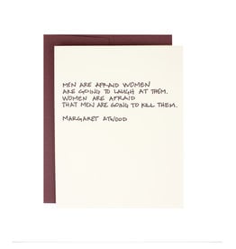 Margaret Atwood Quote Supreme Card