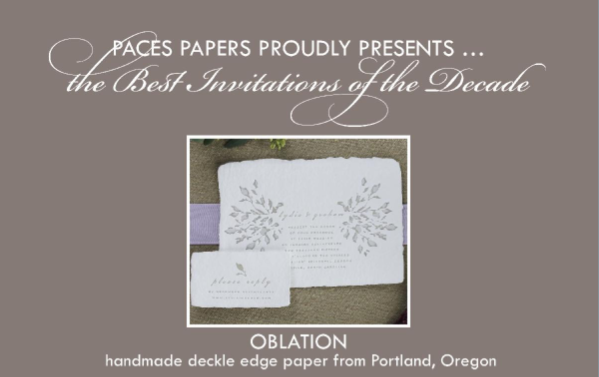 Paces Papers: Best Invitations of the Decade