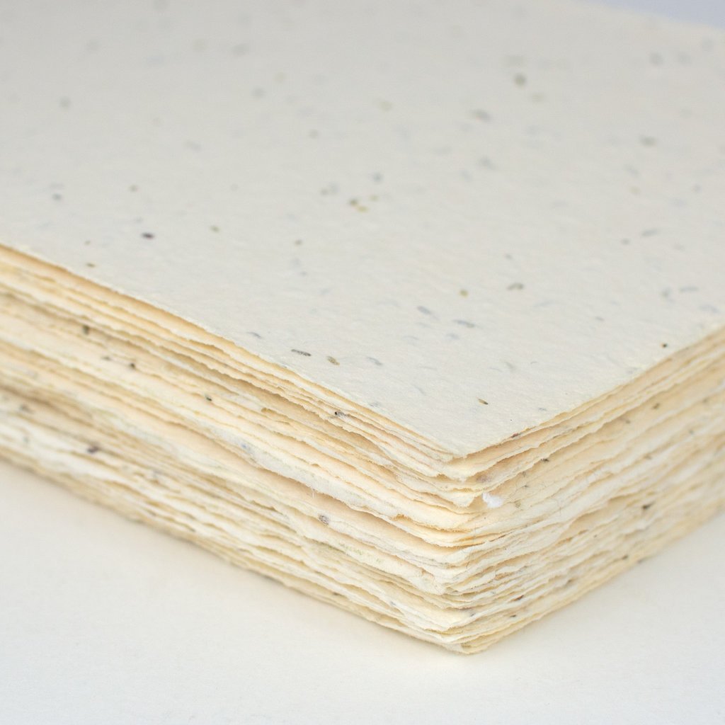 Oblation Papers & Press White Handmade Paper Sheet