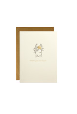 Oblation Papers & Press Thank You So Much Adorable Animal Letterpress Card