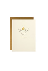 Oblation Papers & Press I Adore You So Adorable Animal Letterpress Card