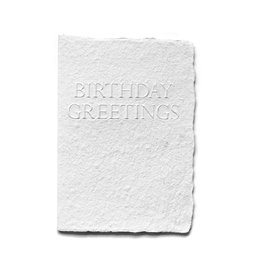 Oblation Papers & Press Birthday Greetings Serif Card
