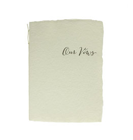 Oblation Papers & Press Our Vows Calligraphy Book