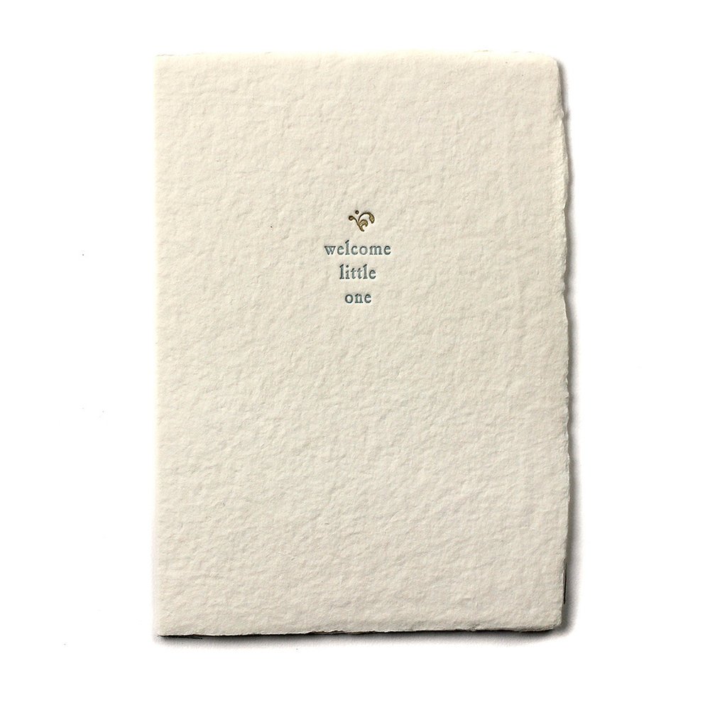 Oblation Papers & Press Welcome Little One Small Salutation Letterpress Card