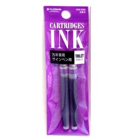 Platinum Platinum Preppy Violet Ink Cartridges