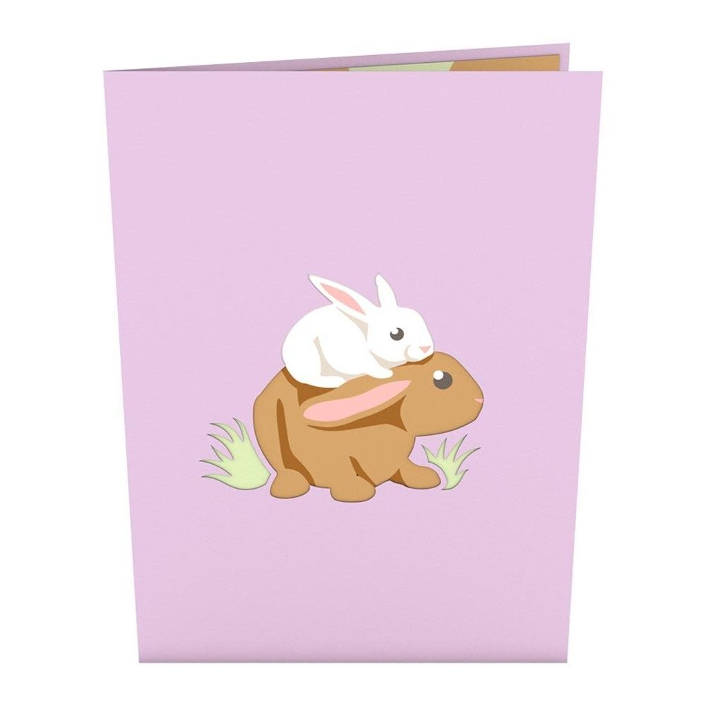 Lovepop Bunny Family Pop-Up Card