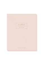 Smitten On Paper Blush and Grey File Folders