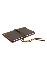 Charred Embers & Oak Leather Journal Cover and Pen Holder