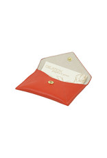 Mini Leather Envelope Orange