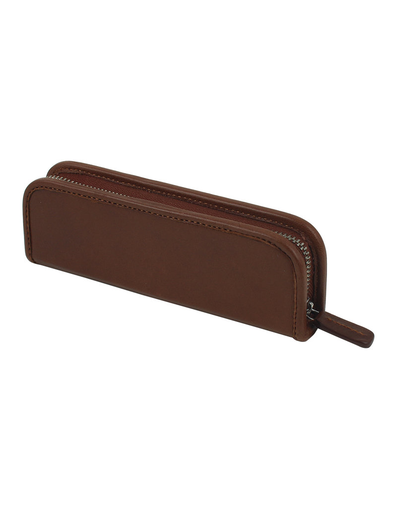 leather zip case