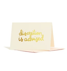 Handmade Blush Paper Petite Wish Rumi Letterpress Enclosure Card - oblation  papers & press