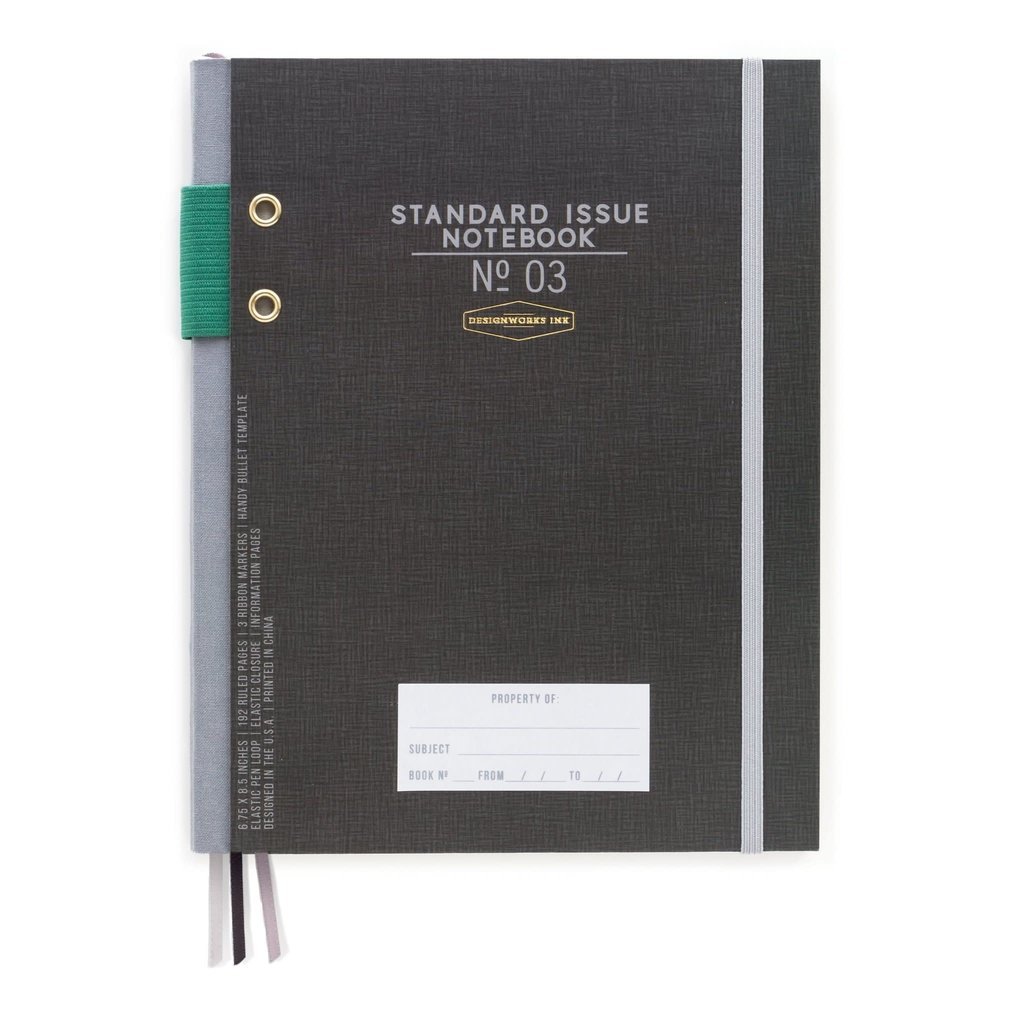 Designworks Standard Issue Notebook No. 3 Black