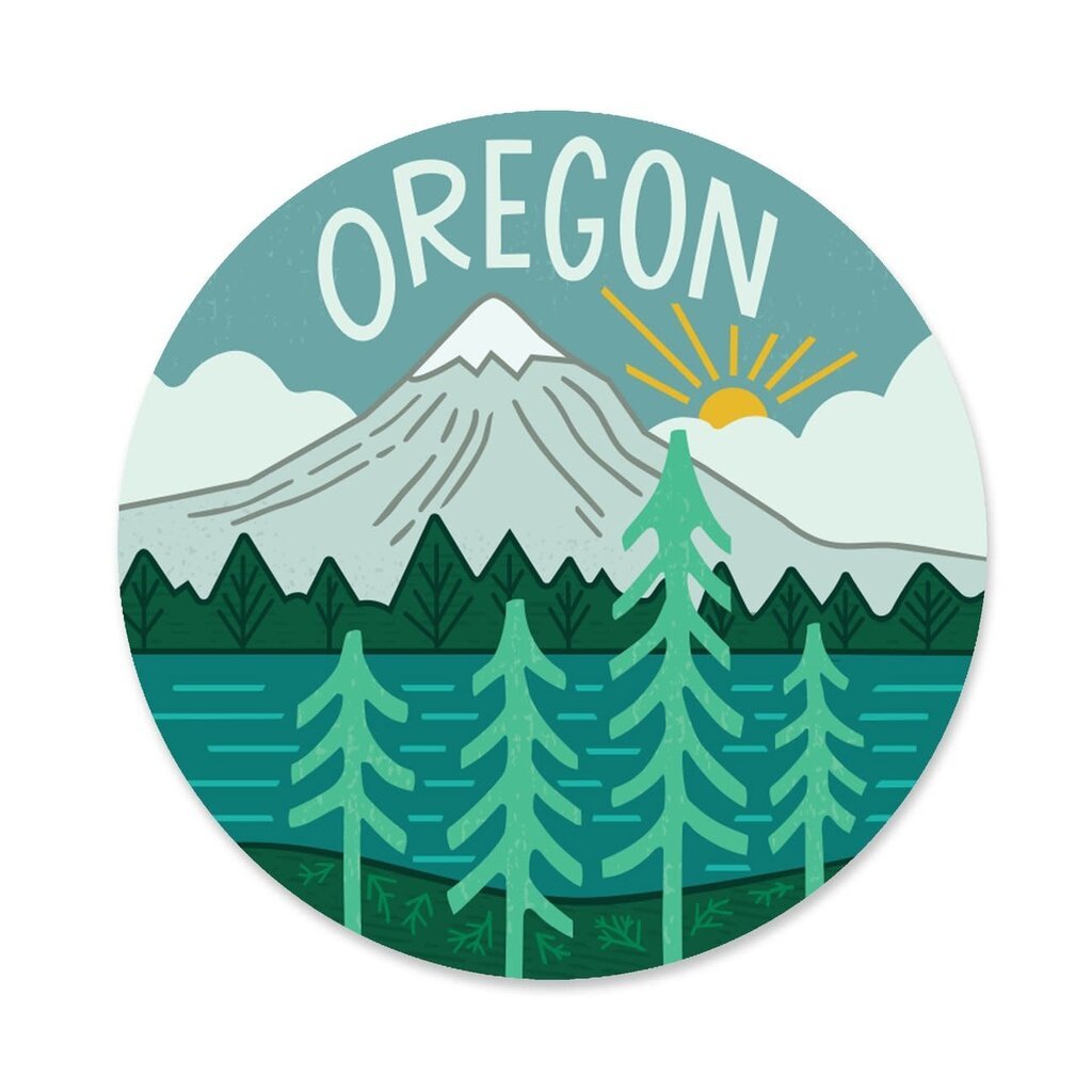 Paper Parasol Press Oregon Sticker