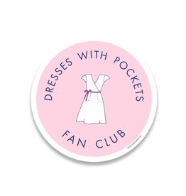 Tiny Hooray Dresses With Pockets Sticker