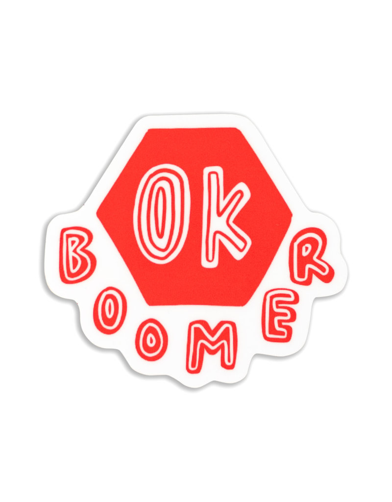 OK Boomer Sticker - oblation papers press