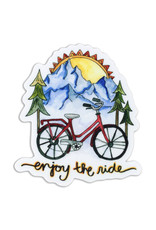 KPB Designs Enjoy the Ride Bike Sticker