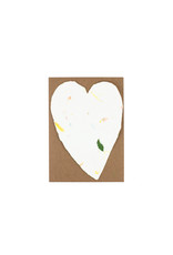 Oblation Papers & Press Small Floral Handmade Paper Heart