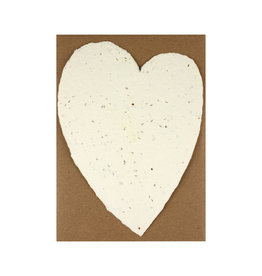 Oblation Papers & Press Large Seed Handmade Paper Heart